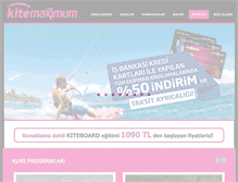 Tablet Screenshot of kitemaximum.com